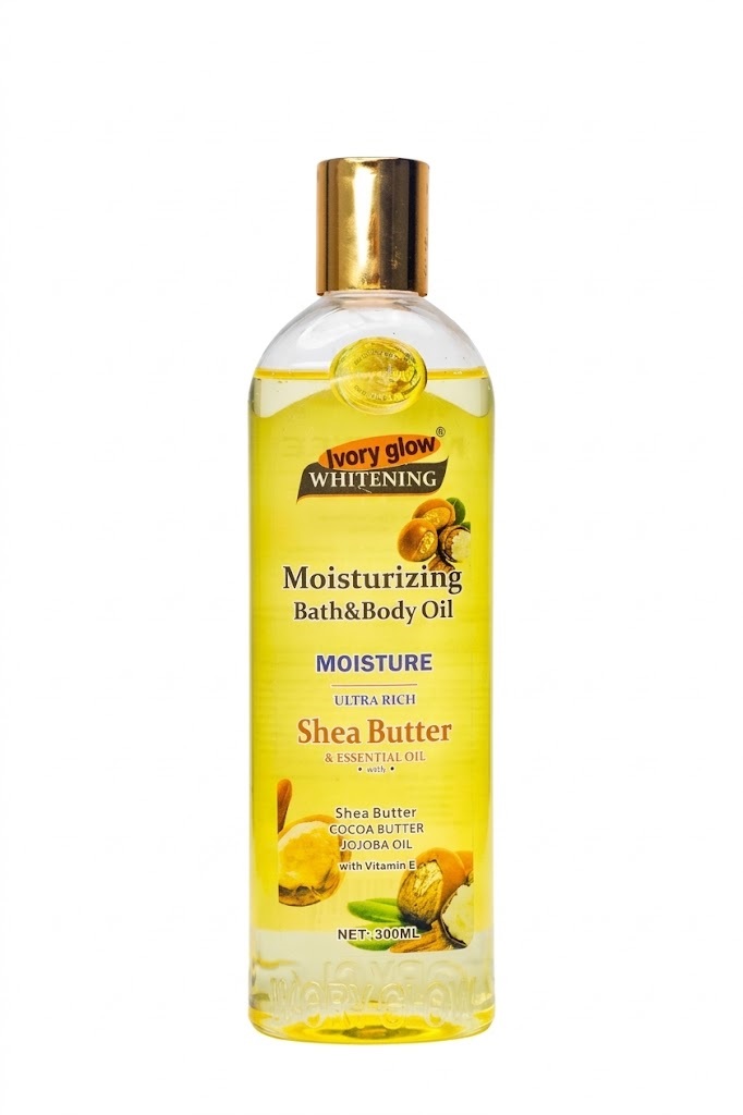 Ivory Glow Whitening Moisturizing Bath & Body Oil (Shea Butter Variant) 300 ml
