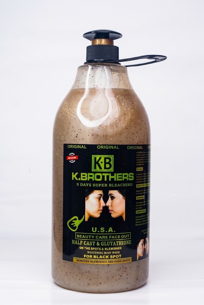 K Brothers 5 Days Super Bleaching Half Cast & Glutathione Whitening Body Wash 2000 ml