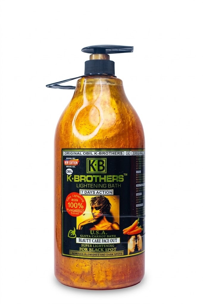 K Brothers Lightening Bath 7 Days Action (Gluta Carrot Bath - Beauty Care Face Out)  Size  1900ml