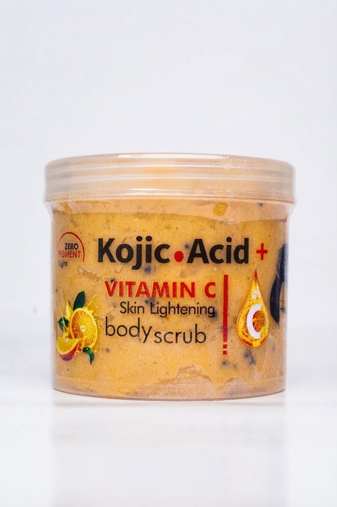 Kojic Acid + Vitamin C Skin Lightening Body Scrub 500g