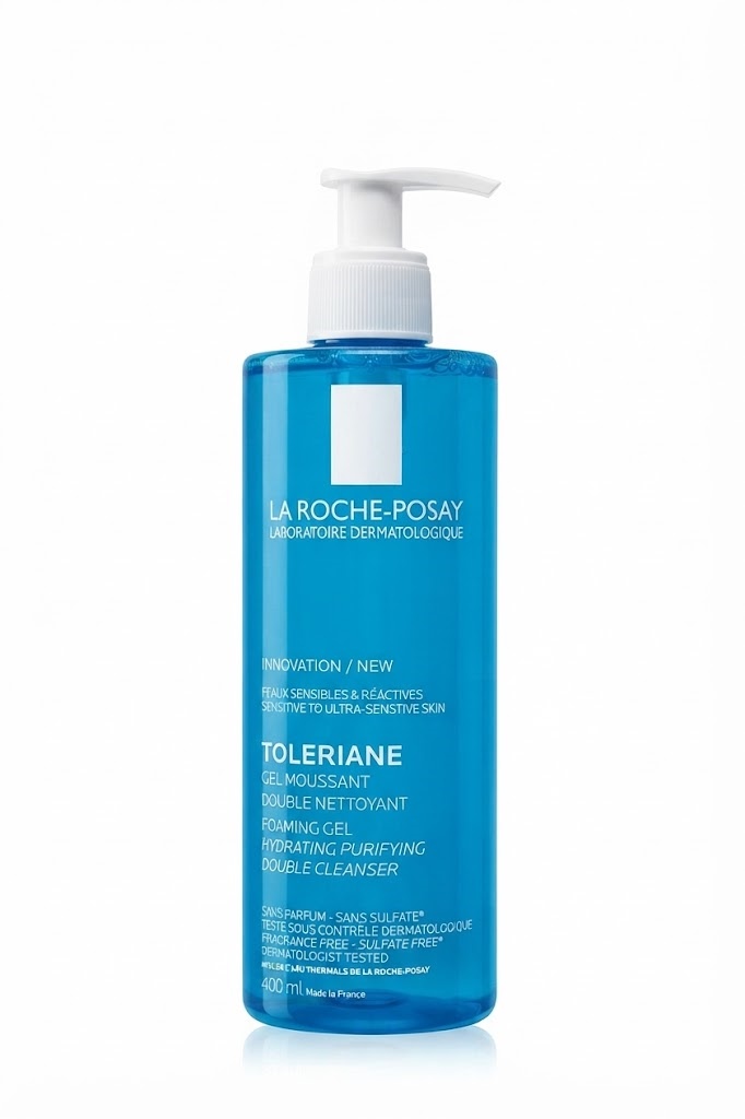 La Roche-Posay Toleriane Gel Moussant / Foaming Gel Hydrating Purifying Double Cleanser 400 ml