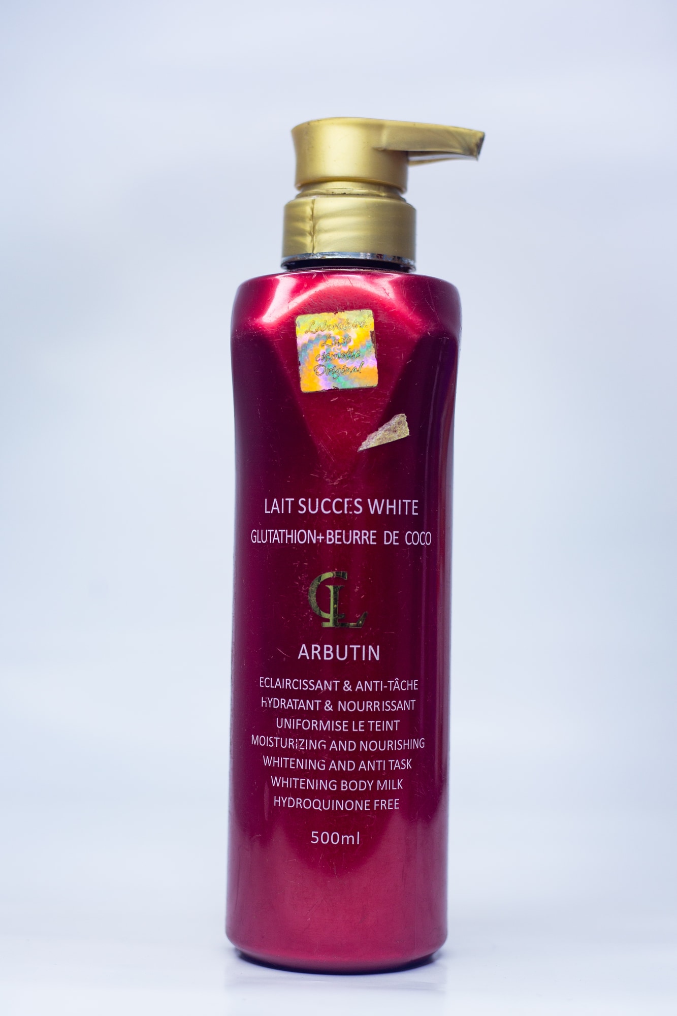 Lait Succes White Glutathion+beurre DE Coco Arbutin 500ML main view