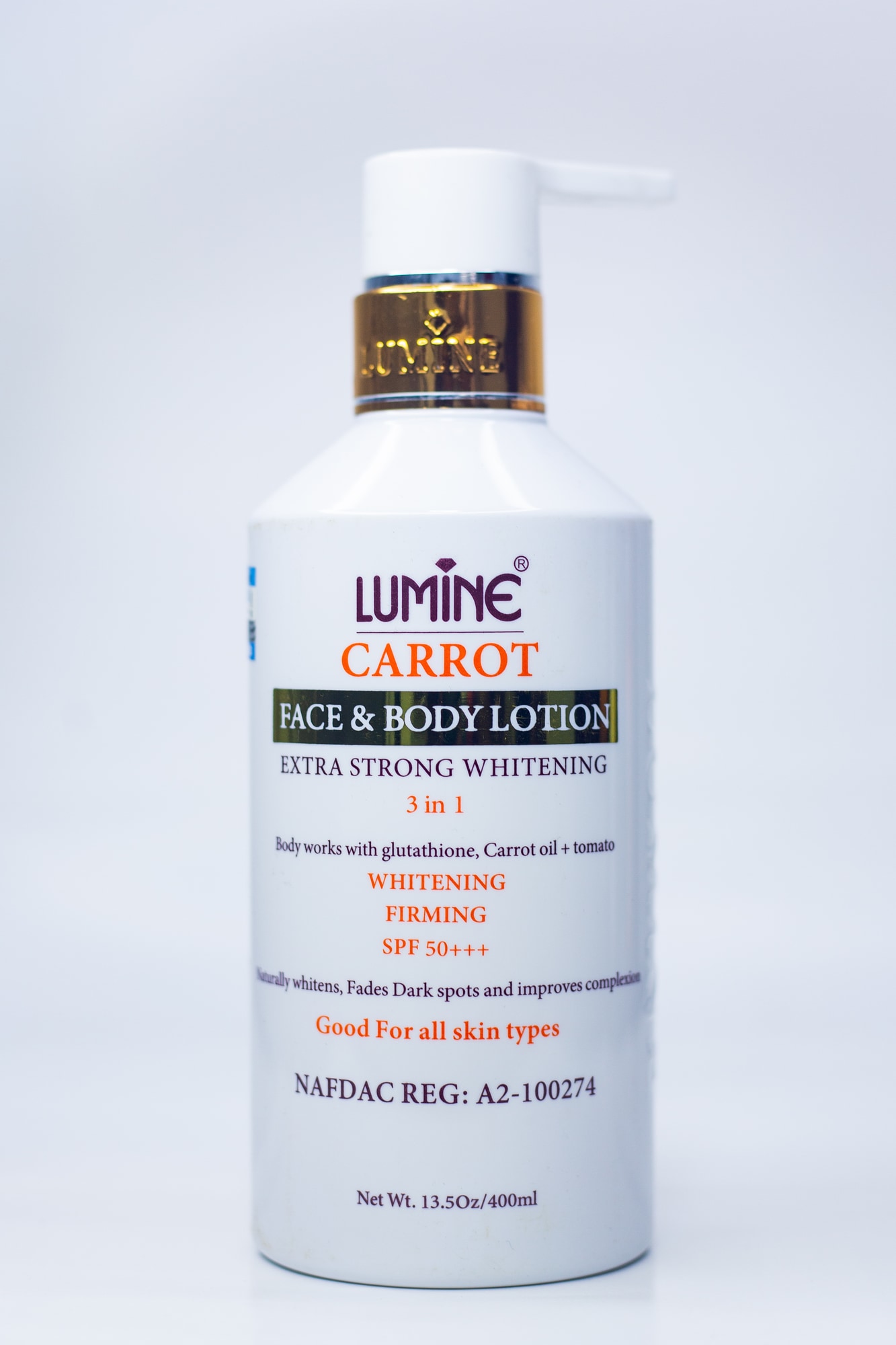 Lumin Carrot Face & Body Lotion 400ML