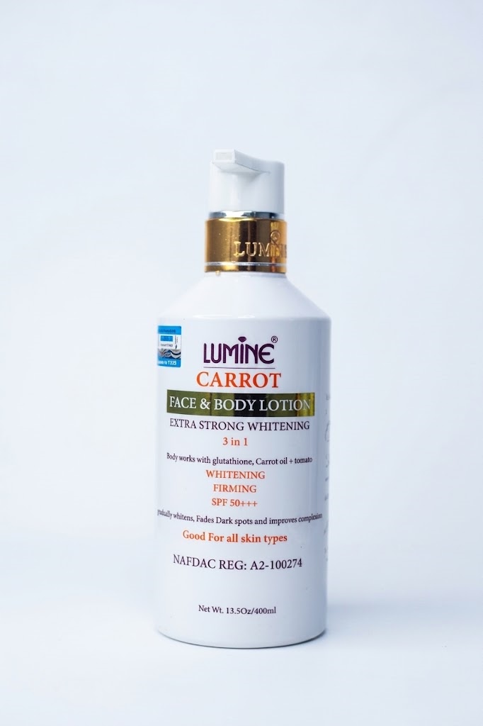 Lumine Carrot Face & Body Lotion (Extra Strong Whitening 3 in 1) 400ml