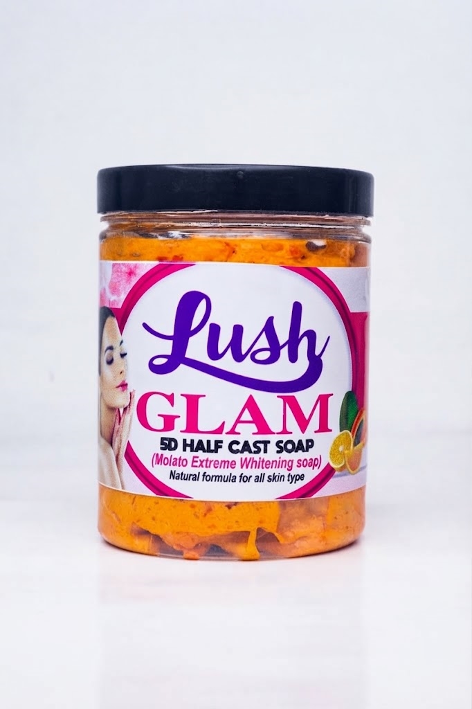 Lush Glam 5D Half Cast Soap (Molato Extreme Whitening Soap) 500g
