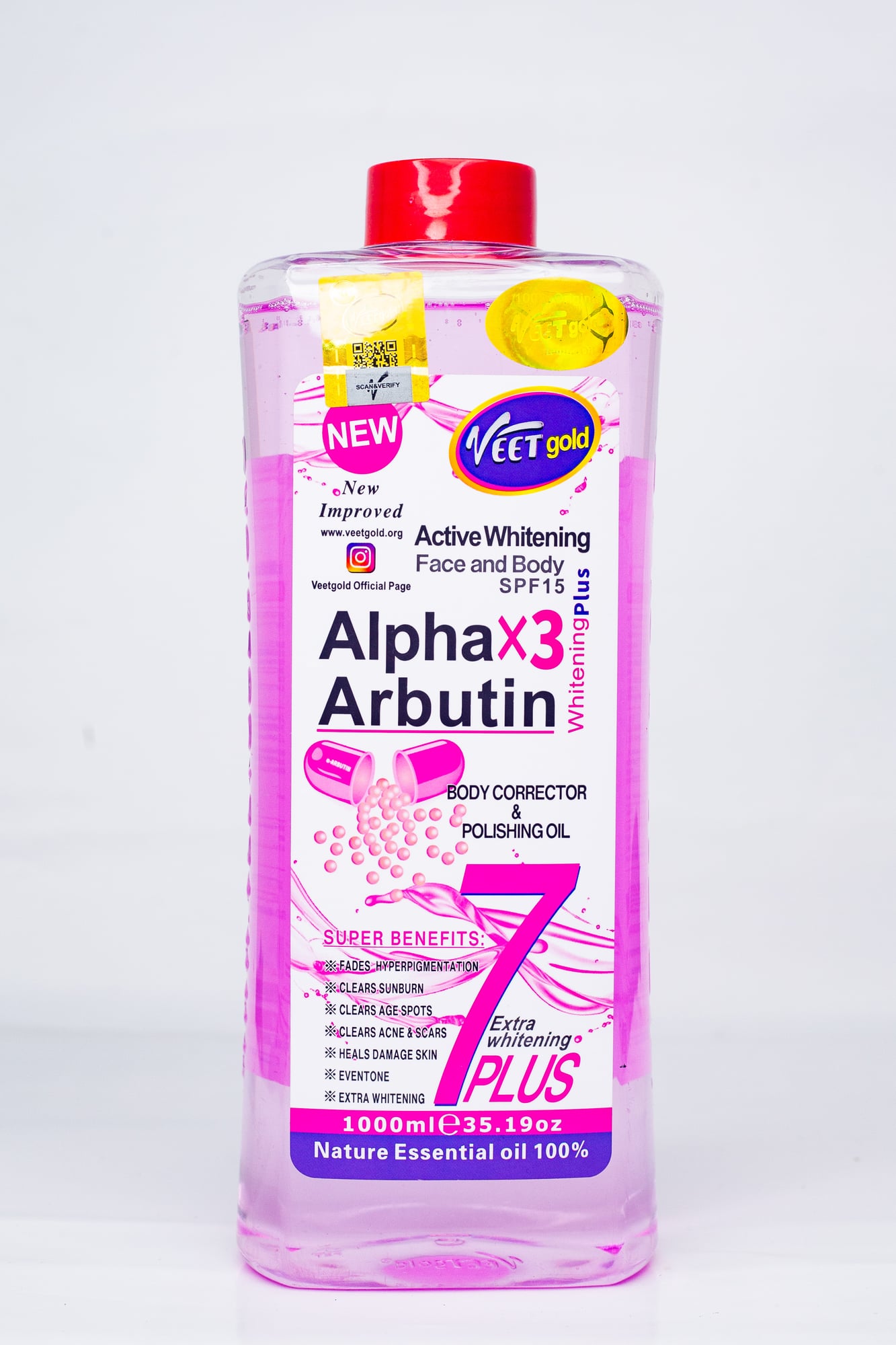 VEET GOLD MULTIVITAMIN OIL 1000ML X1