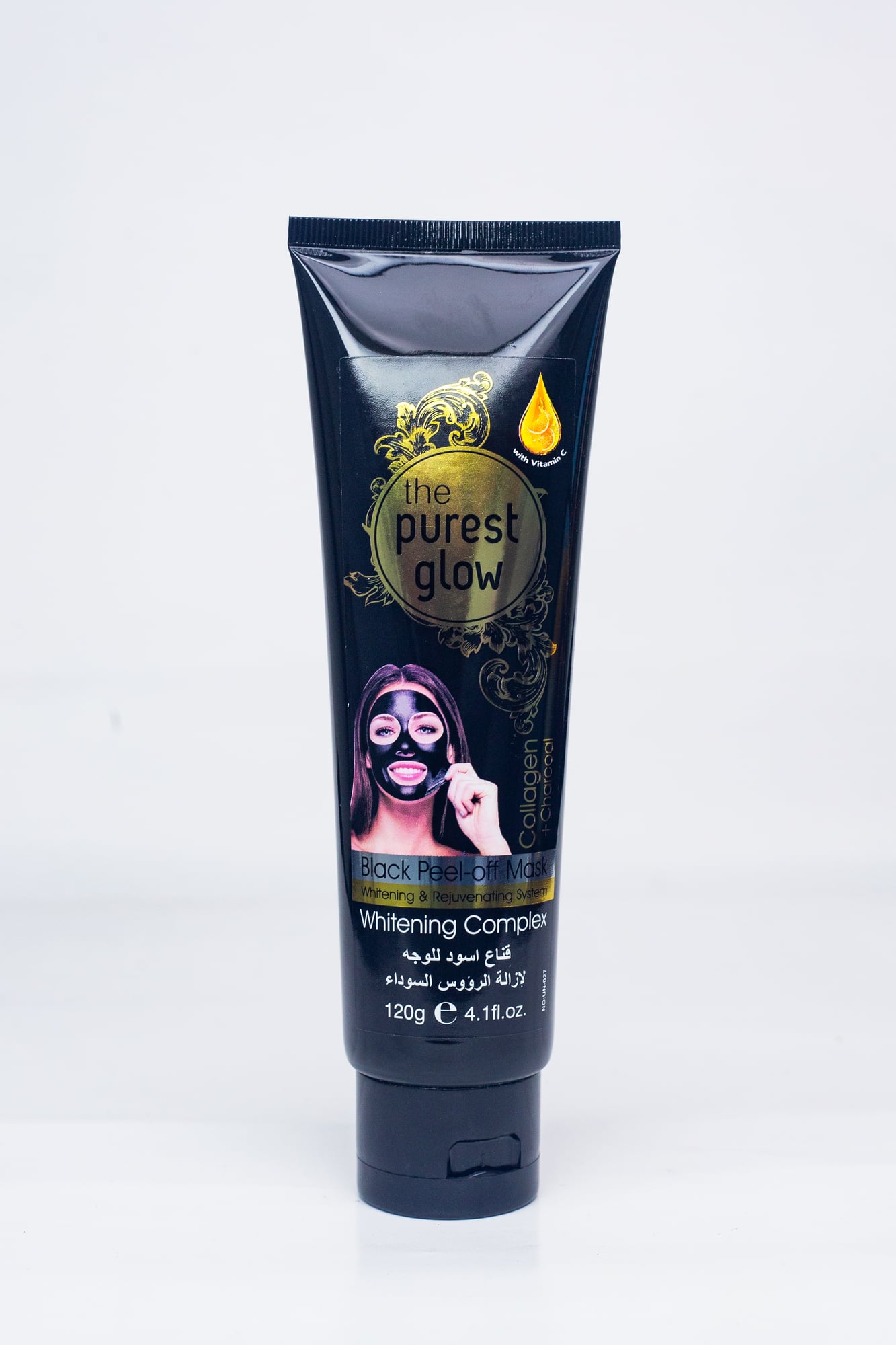 THE PUREST GLOW BLACK PEEL-OFF MASK 120G X1