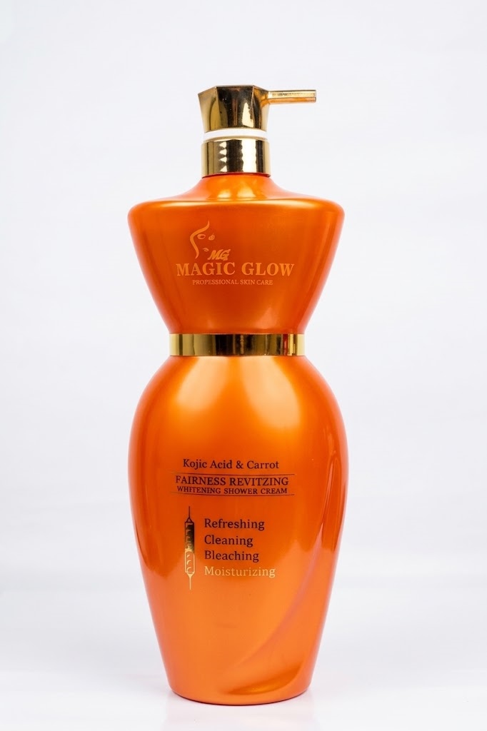 Magic Glow Kojic Acid & Carrot Fairness Revitalizing Whitening Shower Cream 1000ml