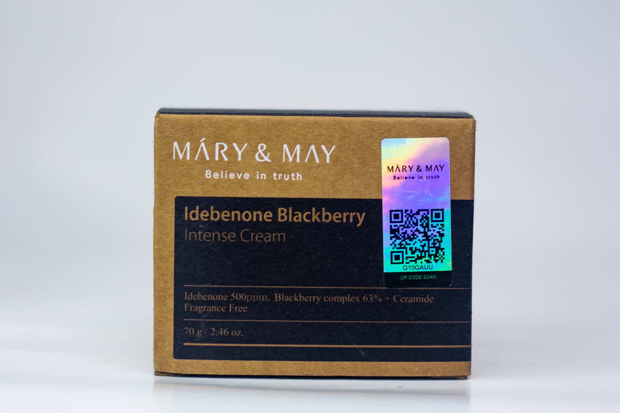 Mary & May Believe IN Truth Idebenone Blackberry Intense Cream 70G main view