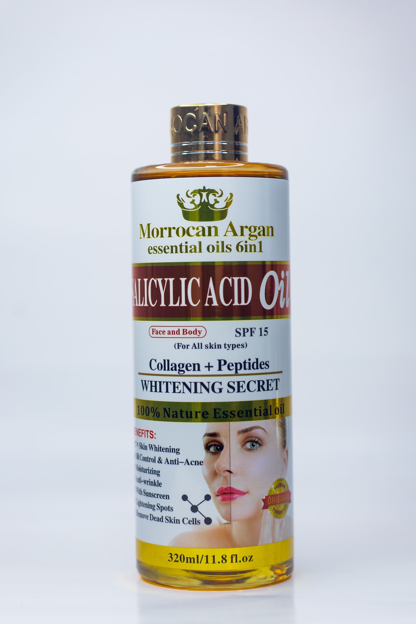 Moroccan Argan Essential Oils 6IN1 Iicilicacidoi 320ML main view