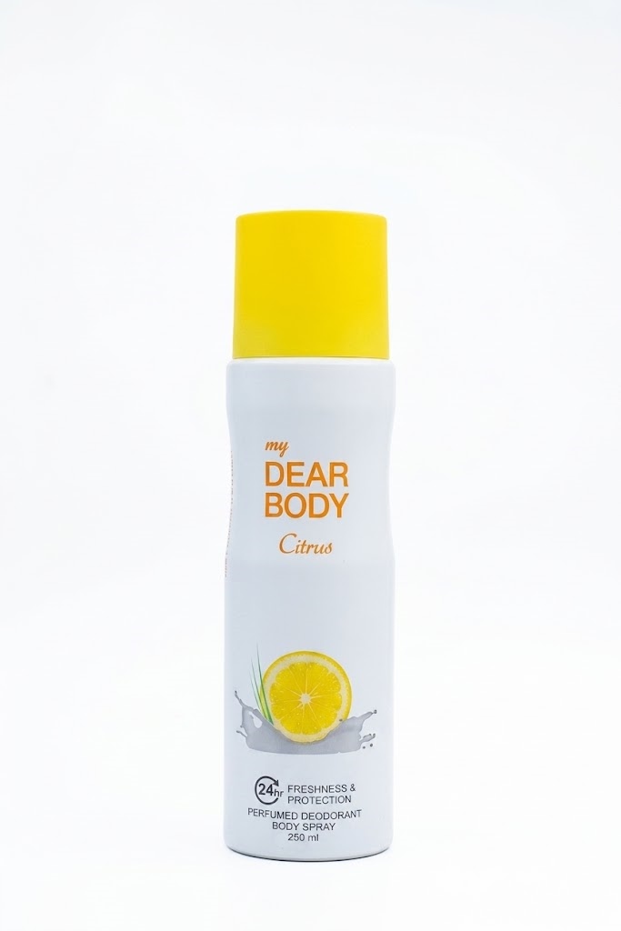 My Dear Body Citrus 24hr Freshness & Protection Perfumed Deodorant Body Spray (250 ml)