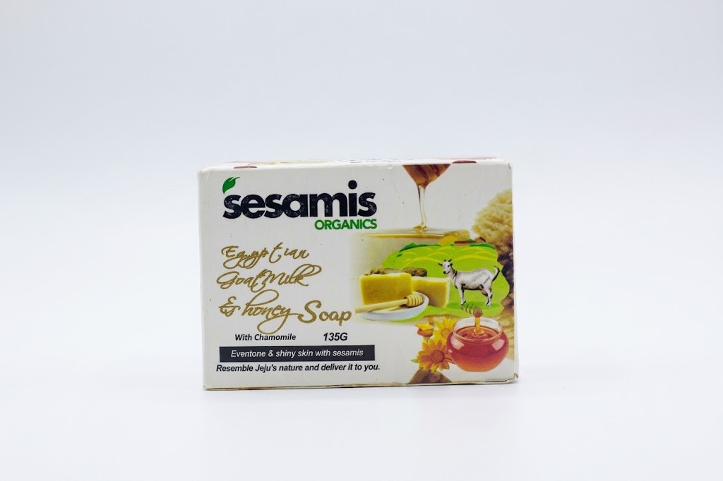 Sesamis Organics Egyptian Goat Milk & Honey Soap (with Chamomile)135g