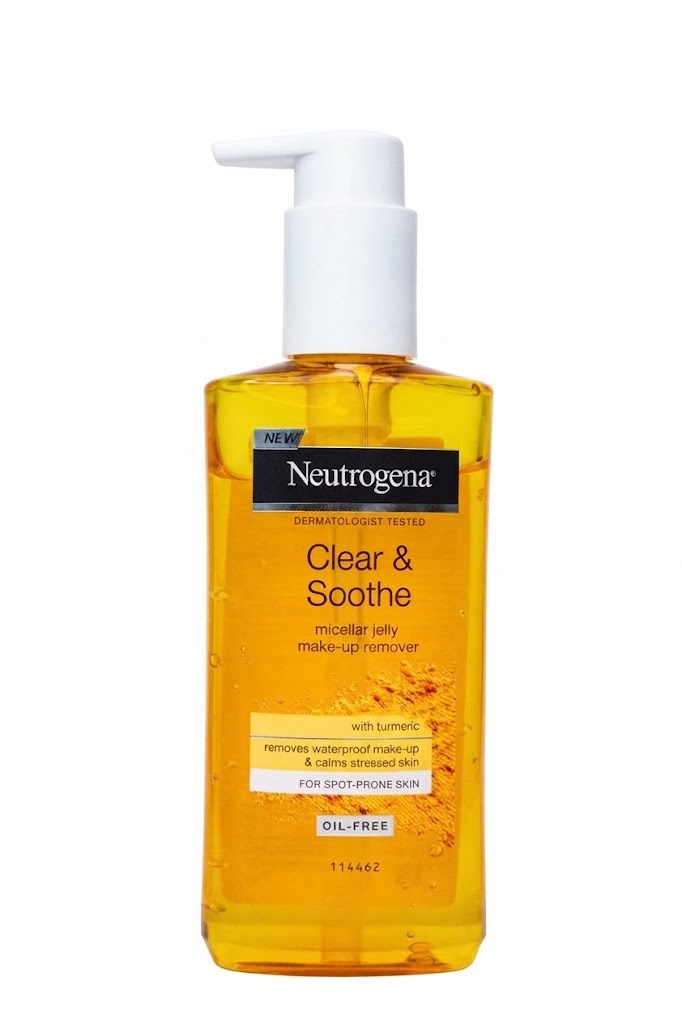 Neutrogena Clear & Soothemis micellar jelly make-up remover with turmeric 200 ml