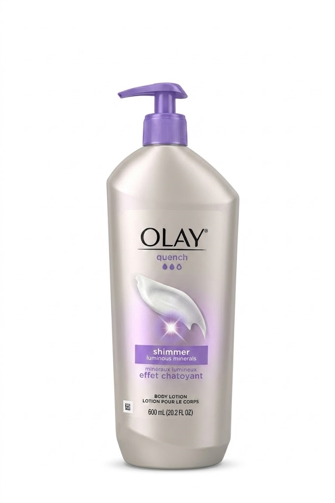 Olay Quench Shimmer Body Lotion (Luminous Minerals)  600ml