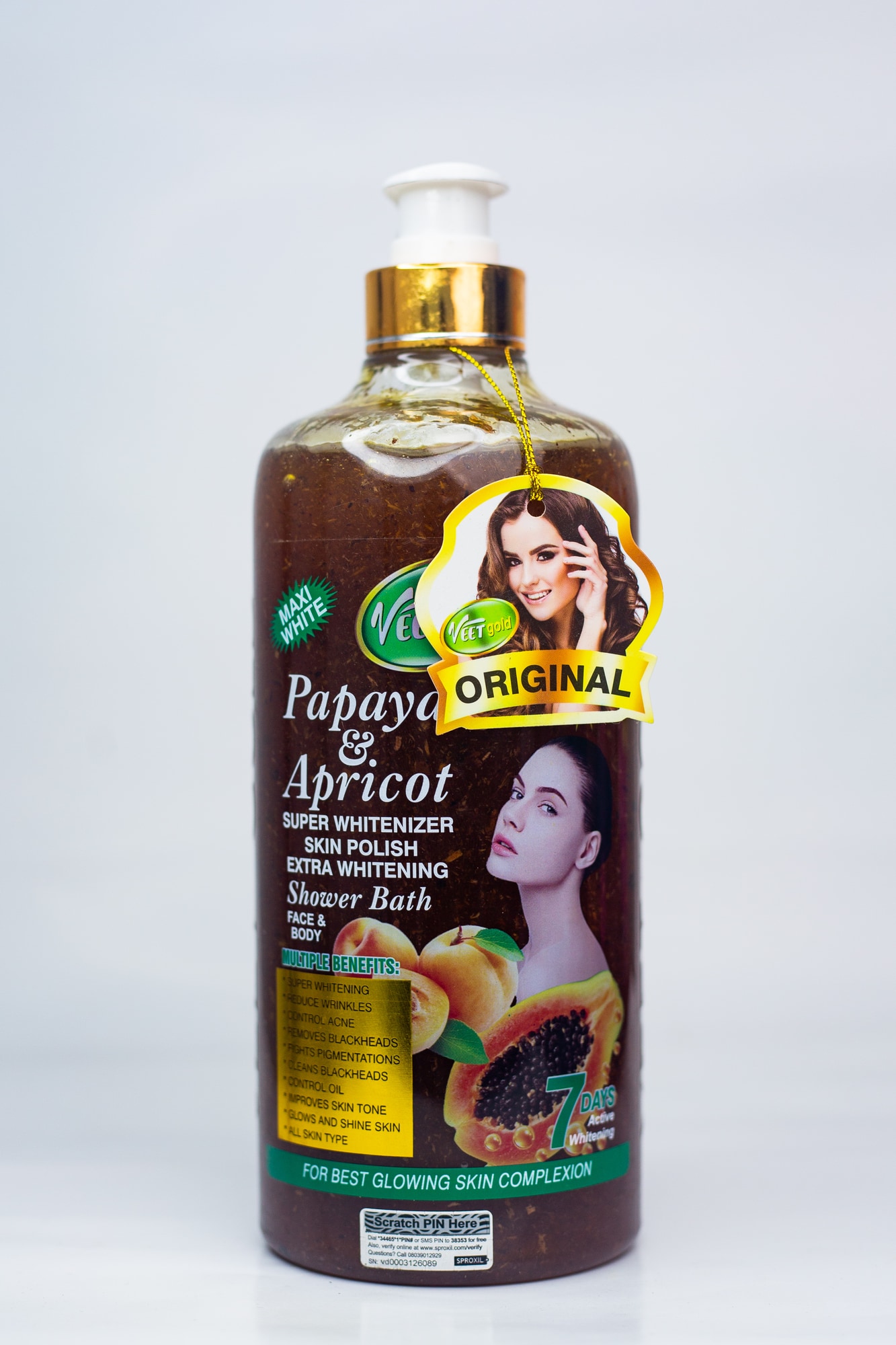 Papay Apricot Super Whitenizer Bath main view