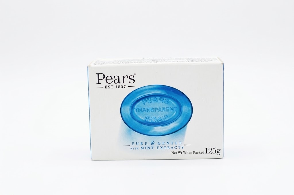 Pears Pure & Gentle Transparent Soap with Mint Extracts 125g