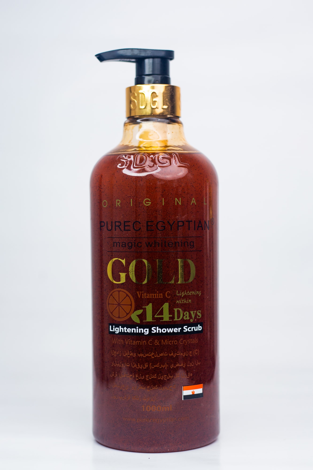PUREC EGYPTIAN MAGIC WHITENING GOLD BATH 1000ML X1