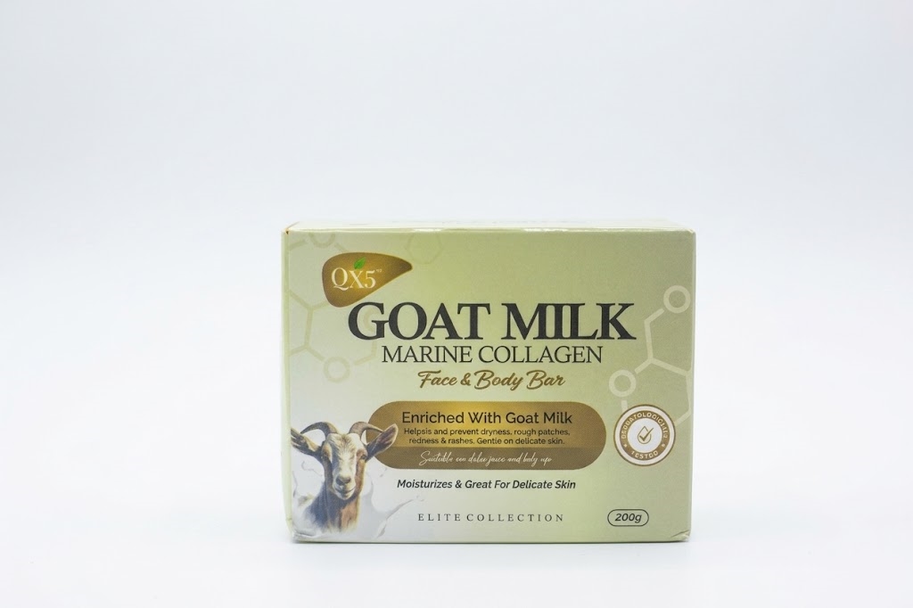 QX5 Goat Milk Marine Collagen Face & Body Bar (Elite Collection) Size: 200g