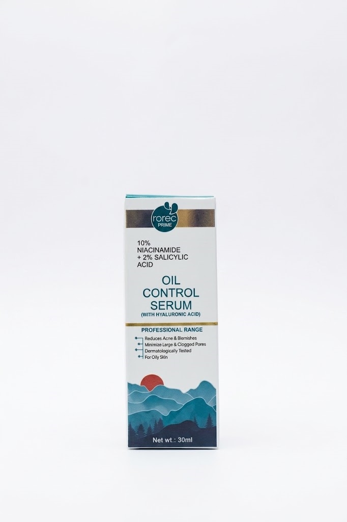 Rorec Prime 10% Niacinamide + 2% Salicylic Acid Oil Control Serum (with Hyaluronic Acid) 30 ml