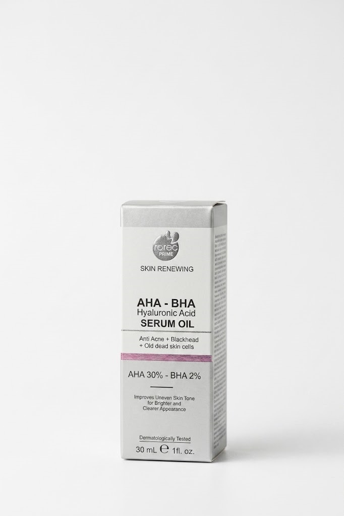 Rorec Prime Skin Renewing AHA - BHA Hyaluronic Acid Serum Oil (AHA 30% + BHA 2%) 30 ml