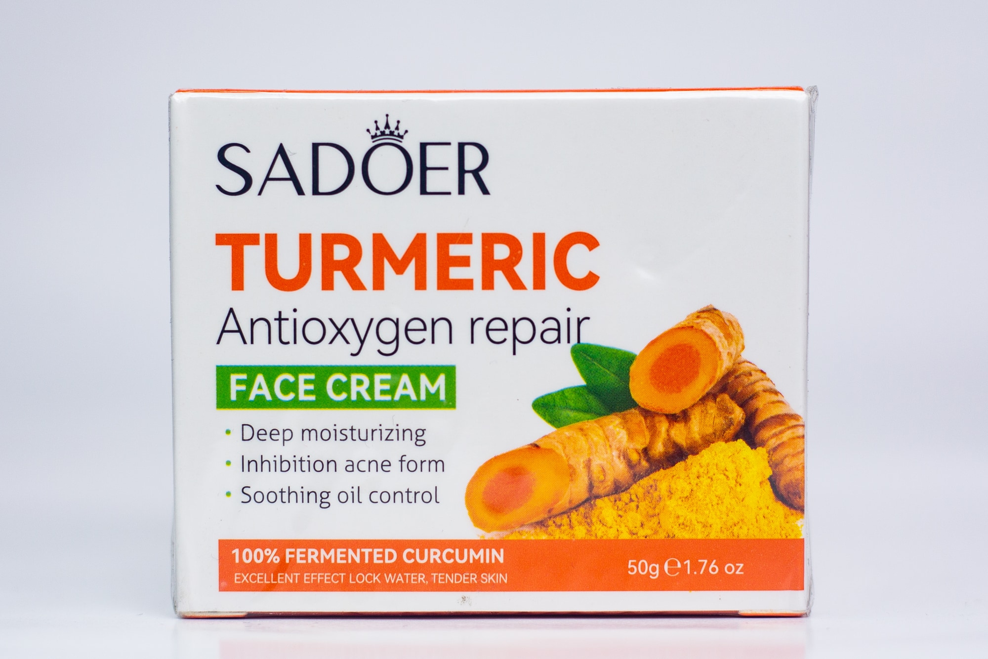 SADOER TURMERIC ANTIOXYGEN REPAIR FACE CREAM 50G X1G