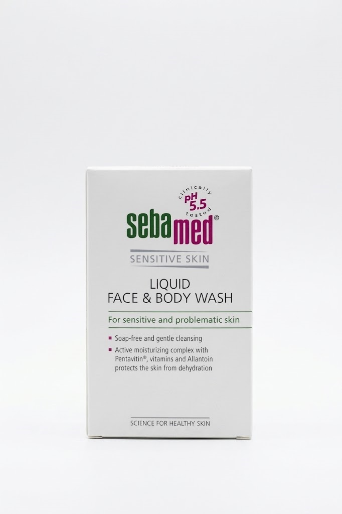 Sebamed Sensitive Skin Liquid Face & Body Wash (200 ml)