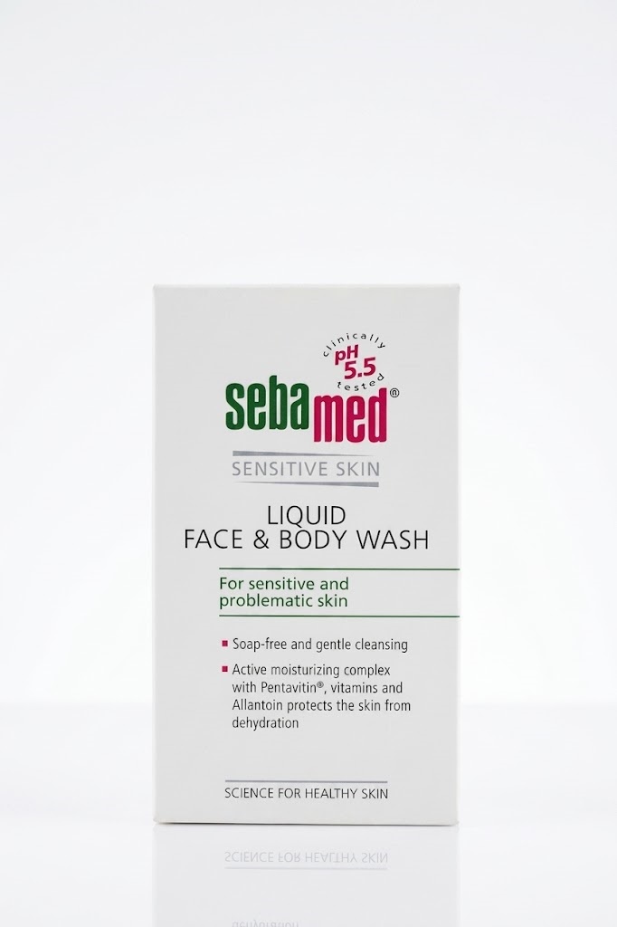 Sebamed Sensitive Skin Liquid Face & Body Wash 200ml