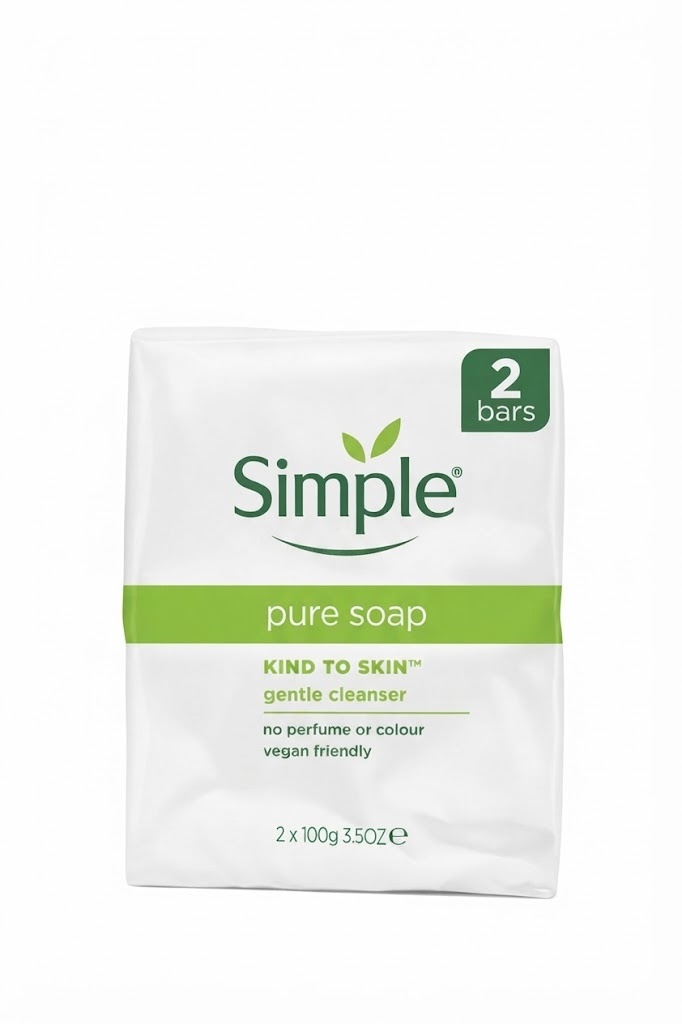 SIMPLE PURE SOAP 100G X2 (twin soap)