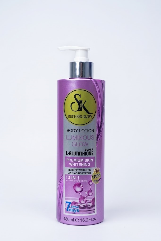 SK Duchess Glow Luminous Glow Body Lotion (13 in 1 Super L-Glutathione Premium Skin Whitening Body Lotion) 480ml