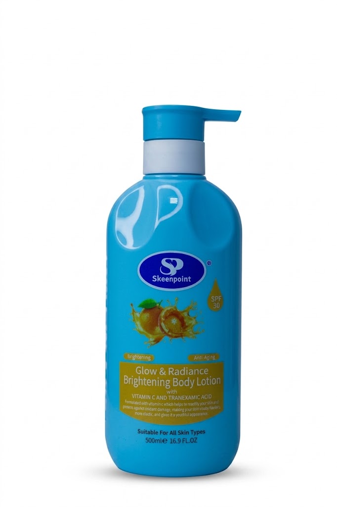 Skeenpoint Glow & Radiance Brightening Body Lotion (with Vitamin C, Tranexamic Acid & SPF 30) 500 ml