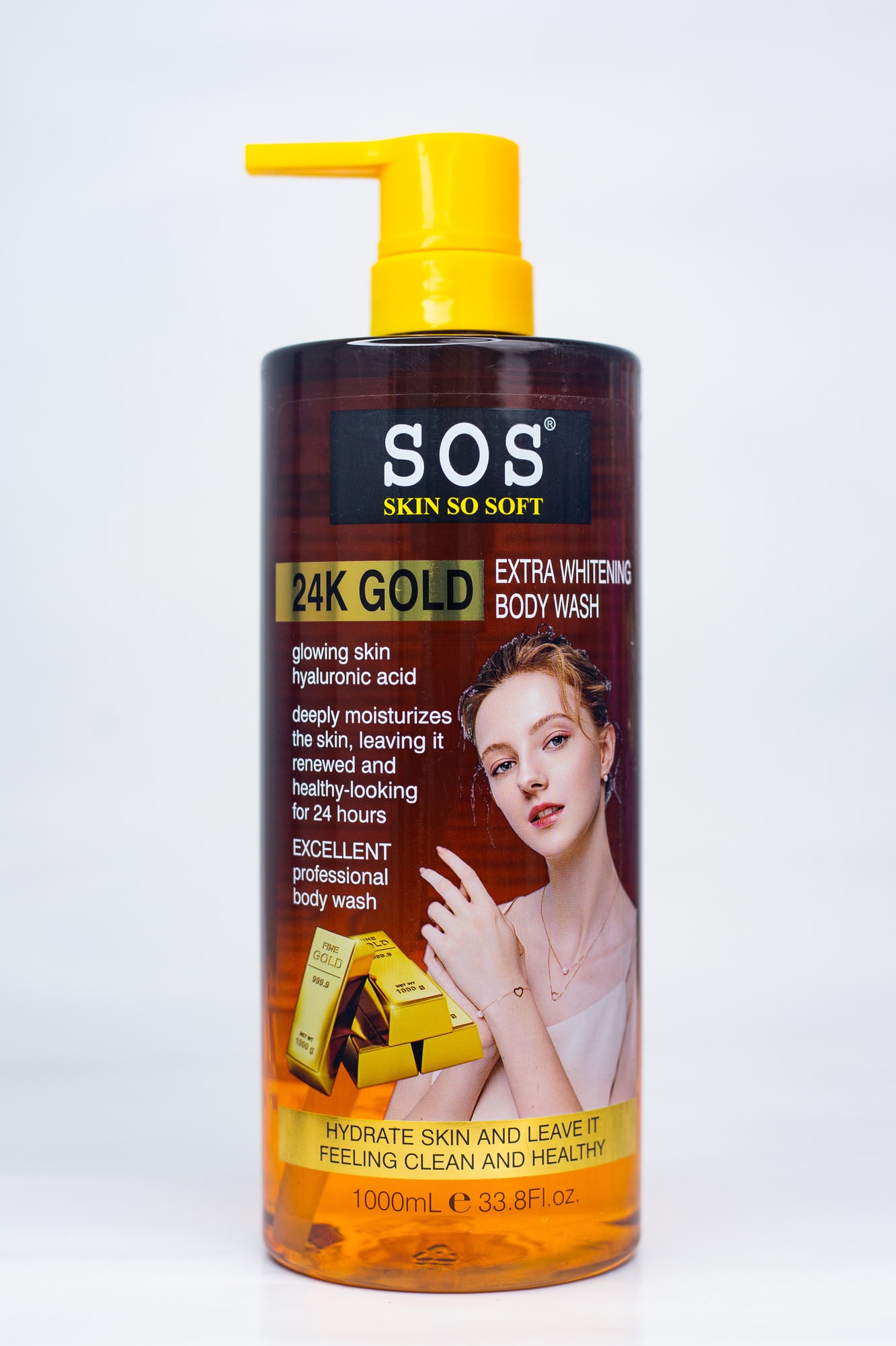 Sos Skin SO Soft Extra Whitening UK Gold Body Wash 1000ML main view