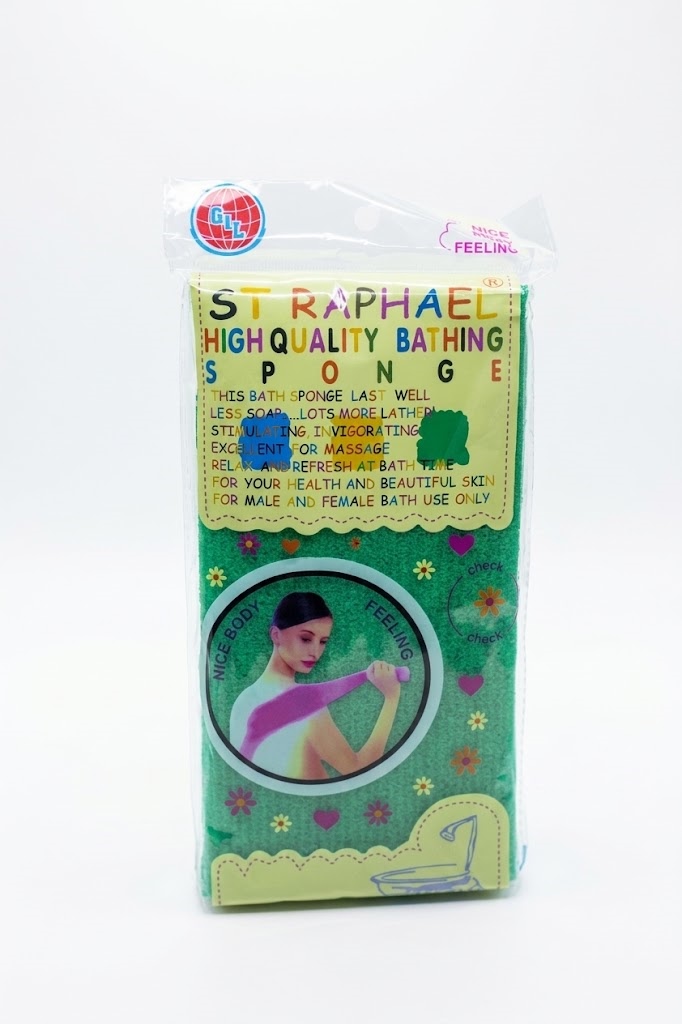 St. Raphael High Quality Bathing Sponge  (3 feet unfolded)