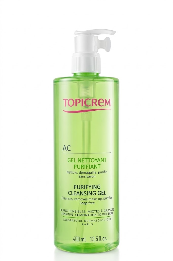 Topicrem AC Purifying Cleansing Gel (Gel Nettoyant Purifiant) 400 ml