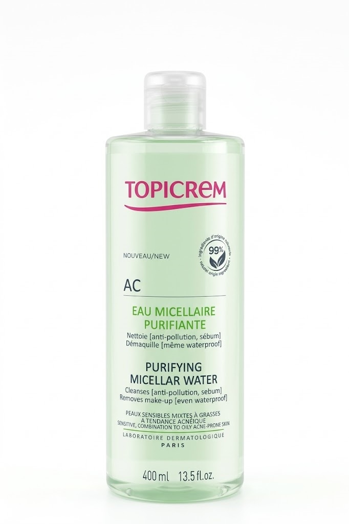 Topicrem AC Purifying Micellar Water (Topicrem AC Eau Micellaire Purifiante) 400 ml