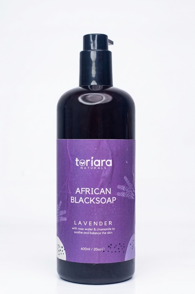 Toriara Naturals African Black Soap (Lavender) 600 ml