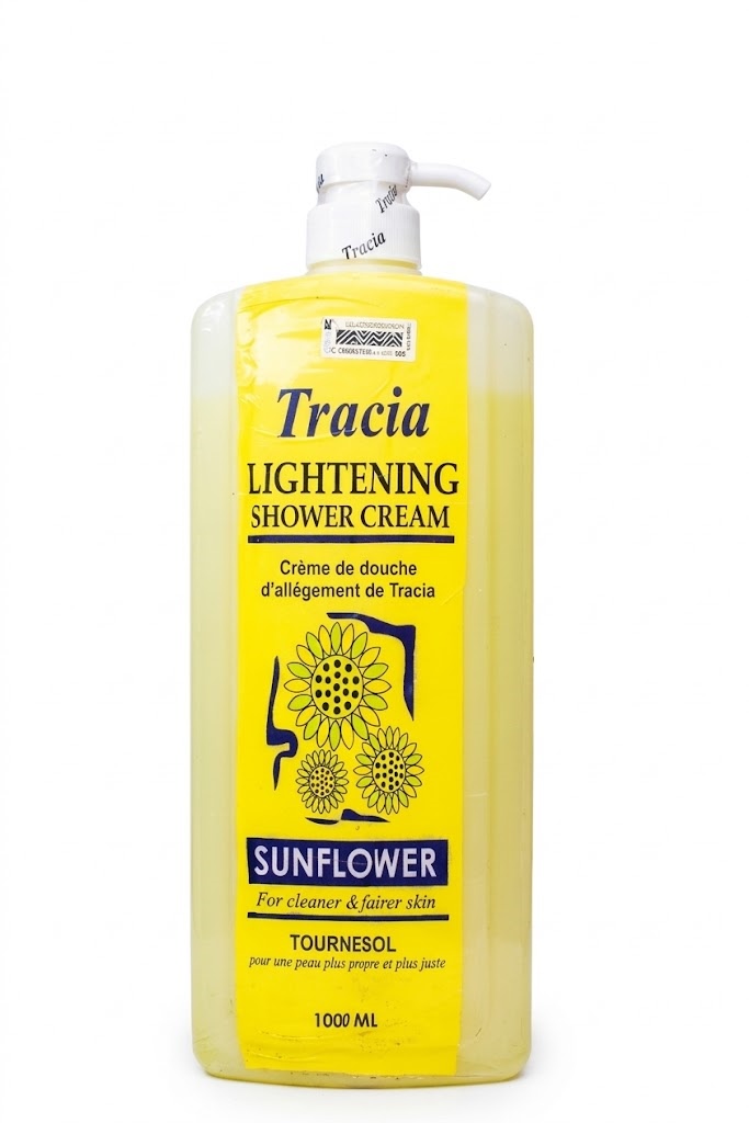 Tracia Lightening Shower Cream (Sunflower / Tournesol)  Size: 1000 ml