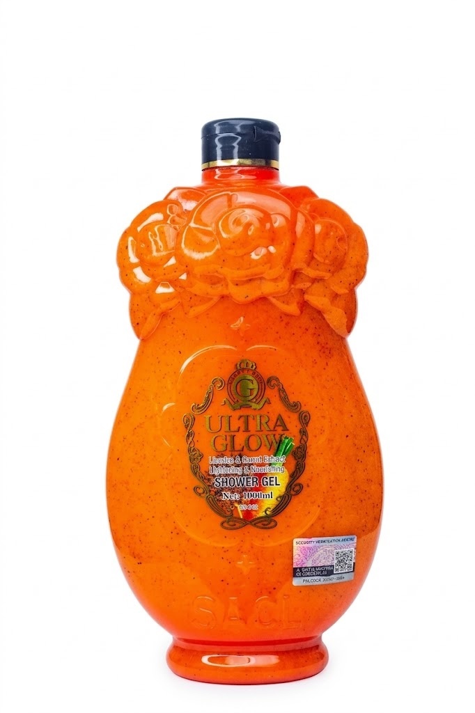 Ultra Glow Licorice & Carrot Extract Lightening & Nourishing Shower Gel 1000ml