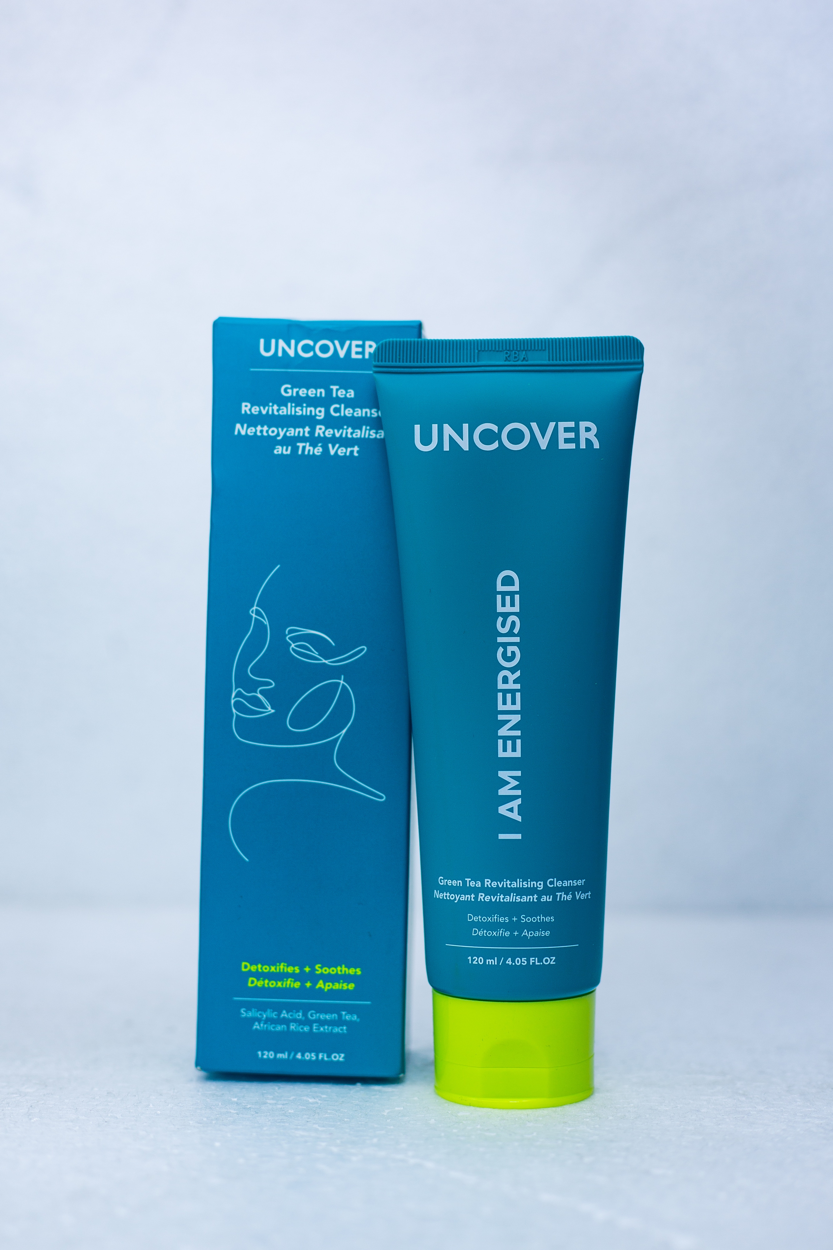 UNCOVER GREEN TEA REVITALISING CLEANSER 120ML view 2