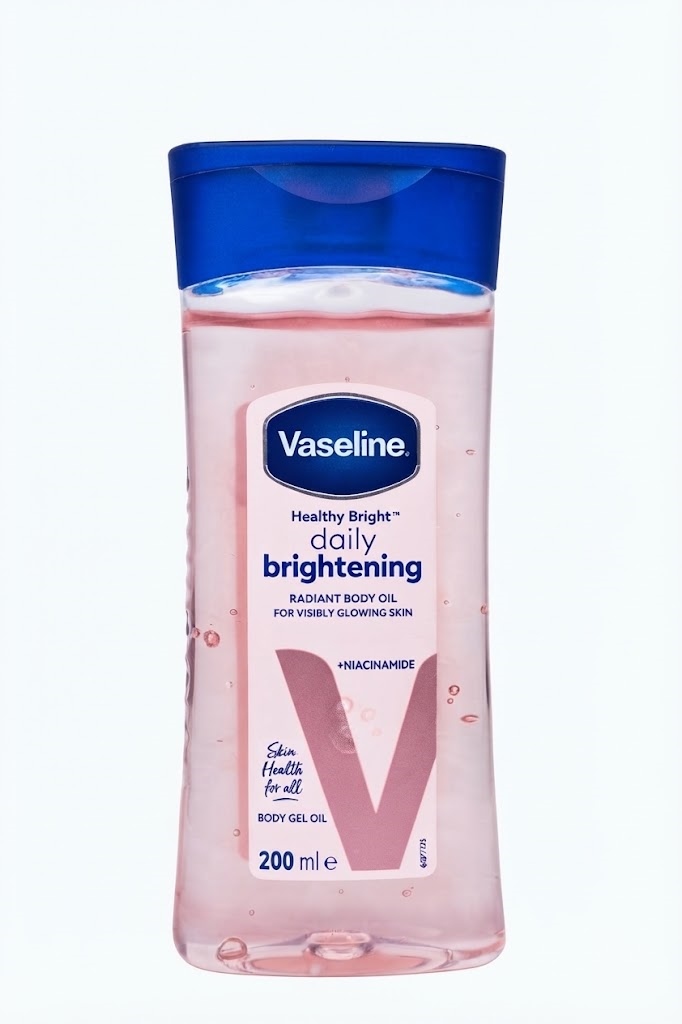 Vaseline Healthy Bright Daily Brightening Radiant Body Oil (Body Gel Oil with Niacinamide) 200 ml