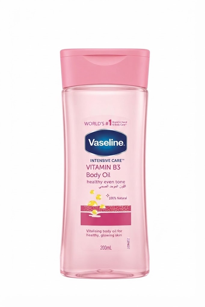 Vaseline Intensive Care Vitamin B3 Body Oil (Healthy Even Tone) 200 ml