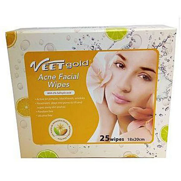 Veet Gold Facial Wipes