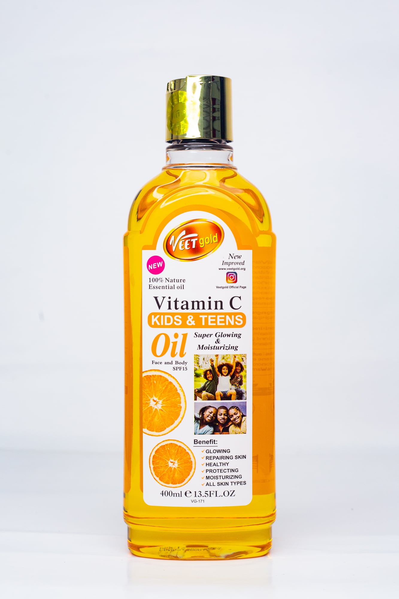Veet Gold Kids & Teens Oil 400ML X1 (all Types)