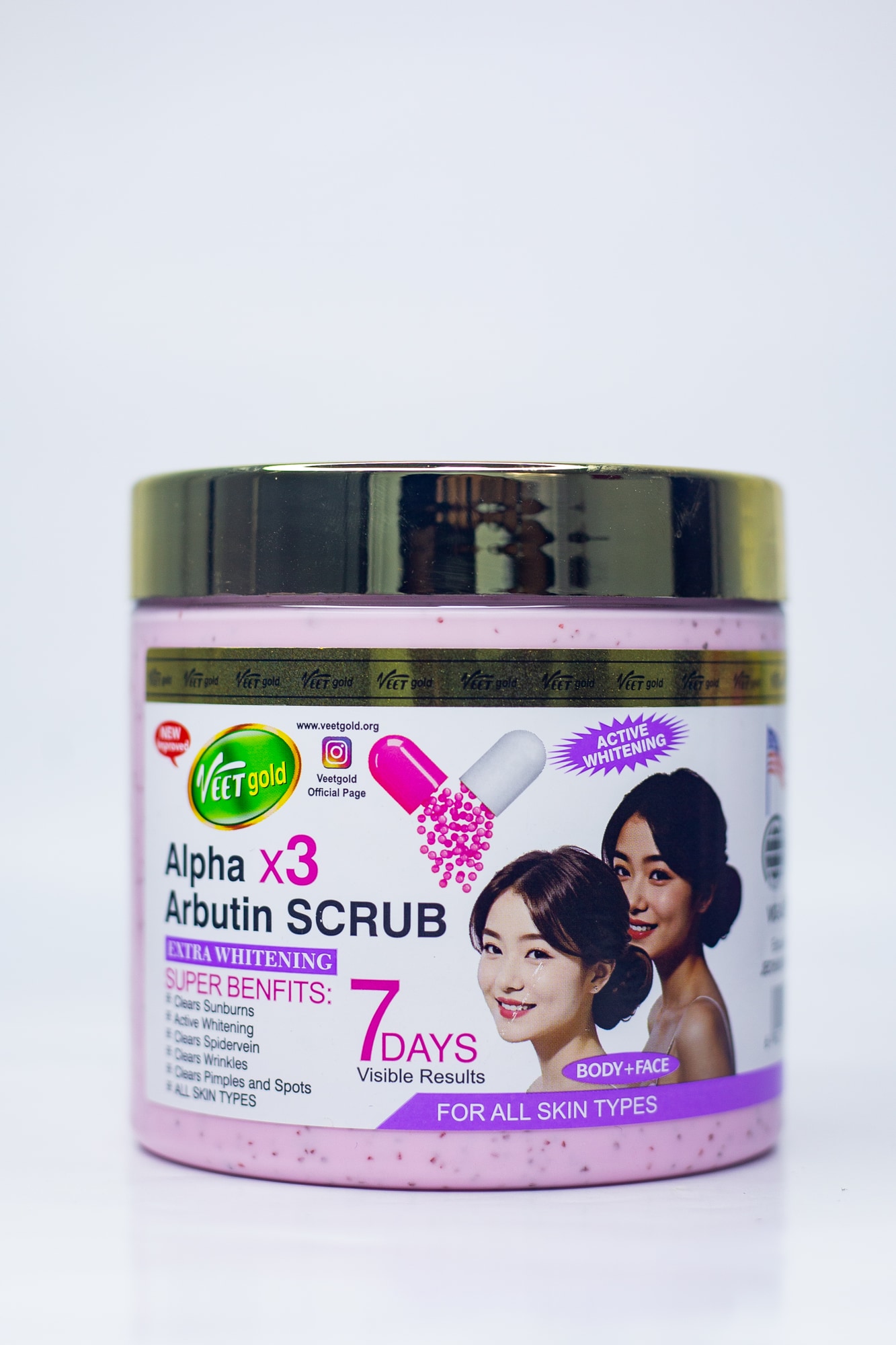 Veetgold Official Page Alpha X3 Arbutin Scrub