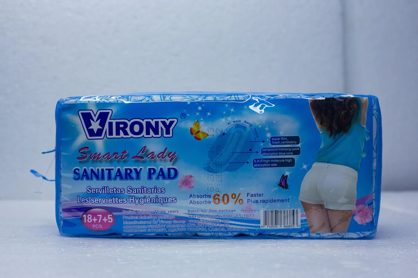Virony Sanitary Pad (zip)