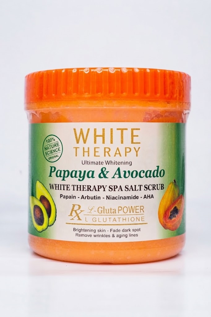 White Therapy Papaya & Avocado Spa Salt Scrub 350g
