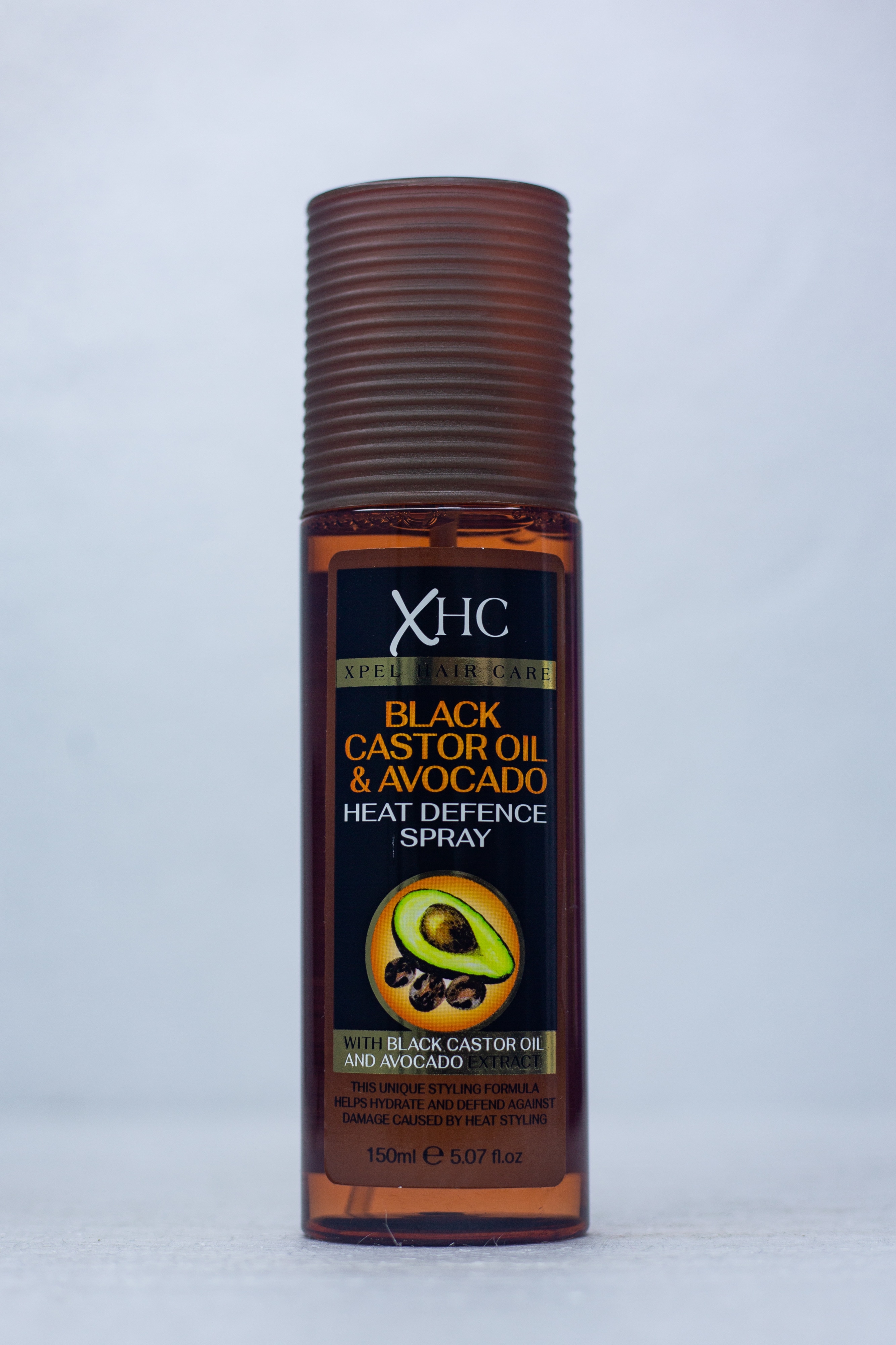 XHC BLACK CASTOR OIL & AVOCADO HEAT DEFENCE SPRAY 150ML main view