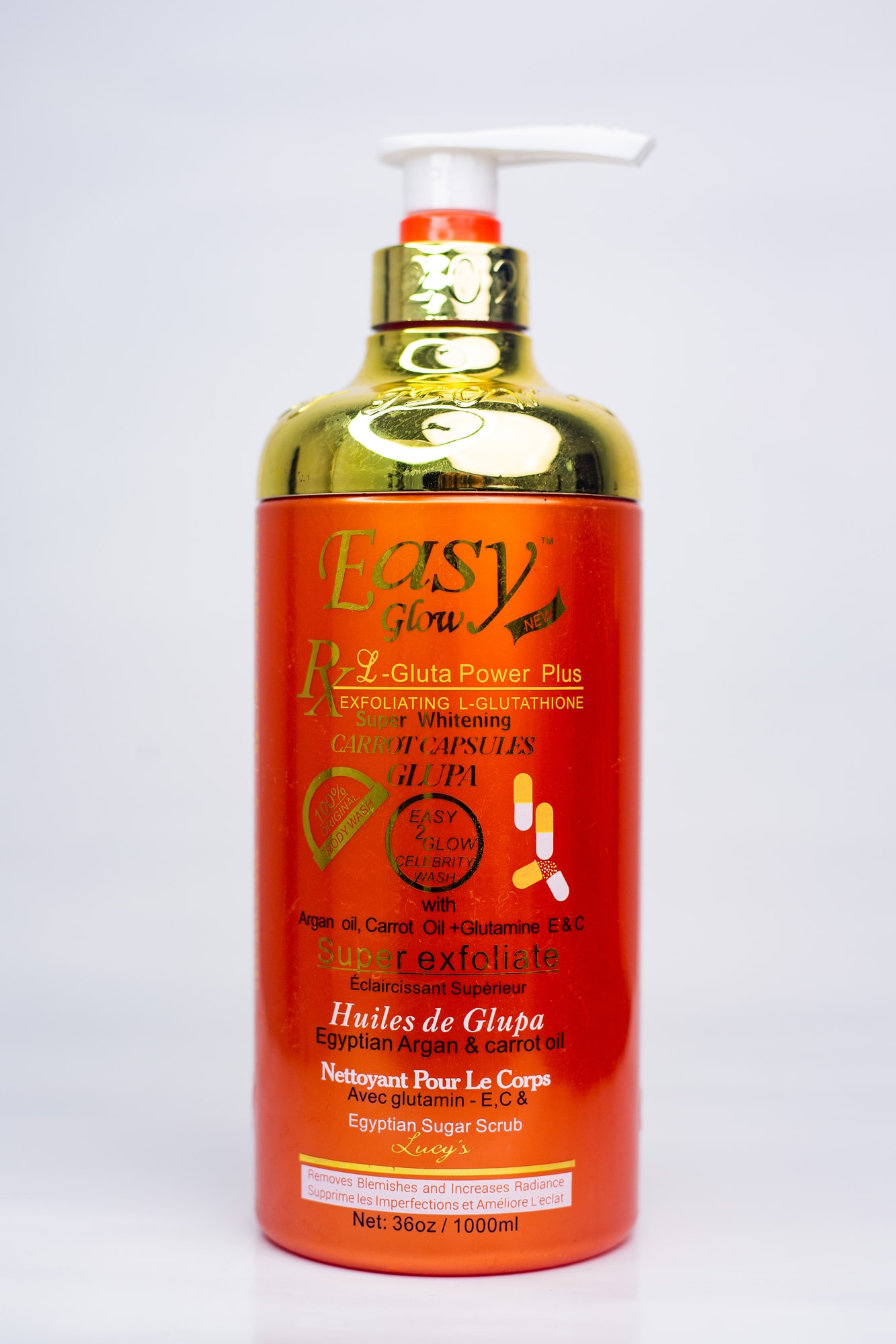EASY GLOW BODY WASH 1000ML X1